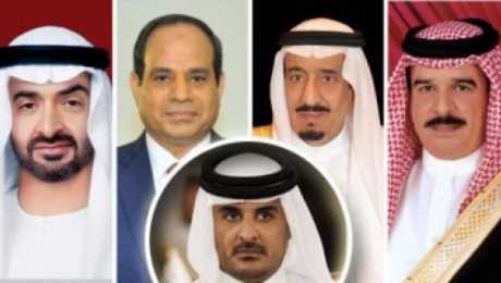 زعماء الإمارات وكيف أجهضوا خطة قطر الإرهابية