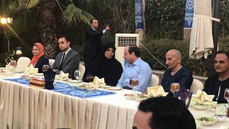 لقطات من حفل إفطار السيسي وضيوفه بالرئاسة
