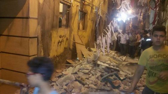 إنهيار عقار بحي غرب يودي بحياة مواطن