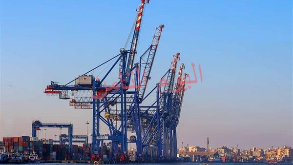 إجمالى الحركة بموانئ بورسعيد اليوم
