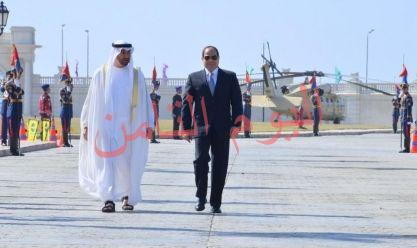 السيسي وبن زايد يتفقدان إنشاءات "العلمين الجديدة" والمتحف العسكري