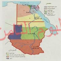 المخطط الأول لتقسيم مصر من سلسله مخطط برنارد لويس لتقسيم العالم الإسلامي