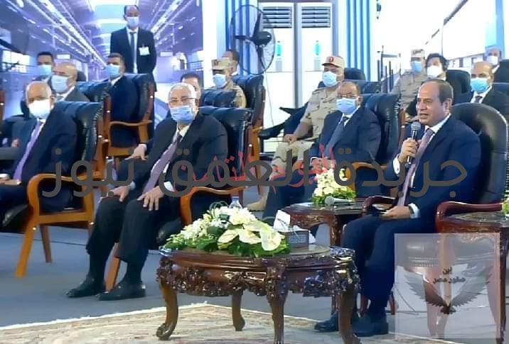 الرئيس السيسى يفتتح المرحله الرابعة من الخط الثالث لمترو إنفاق القاهرة الكبرى