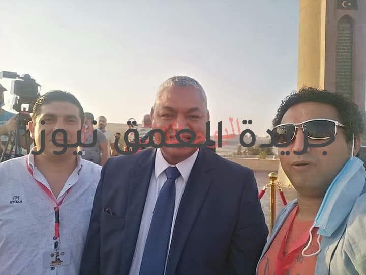  الصحفى ناصر عبدالحفيظ والأستاذة أسماء عفيفى يهنئان الصحفى الأعلامى محمود بكرى