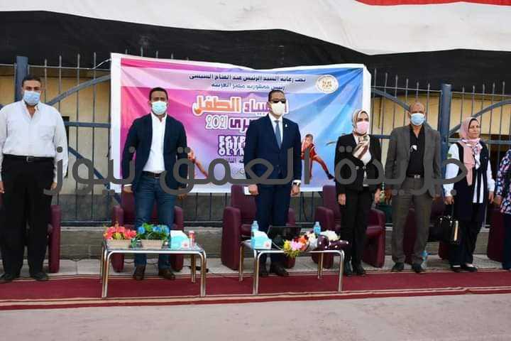 محافظ الفيوم يشهد مراسم إطلاق شعلة أولمبياد الطفل المصري ٢٠٢١