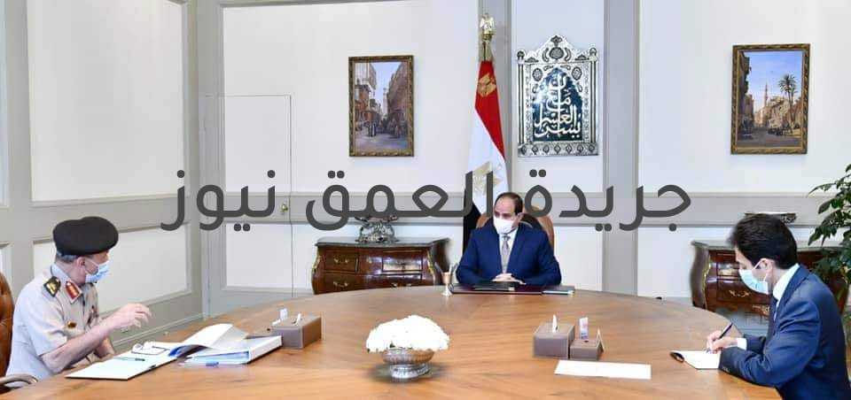 الرئيس السيسي يتابع نشاط جهاز مشروعات الخدمة الوطنية في عدد من القطاعات علي مستوي الجمهورية