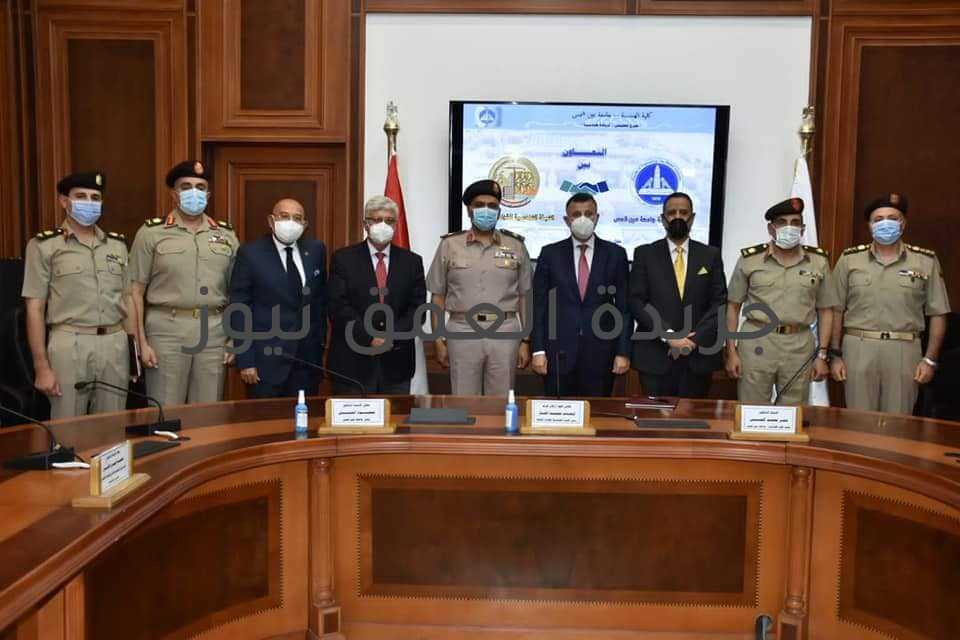 الهيئه الهندسيه للقوات المسلحه بقياده بقياده اللواء ايهاب الفار رئيس الهيئه الهندسيه عمل