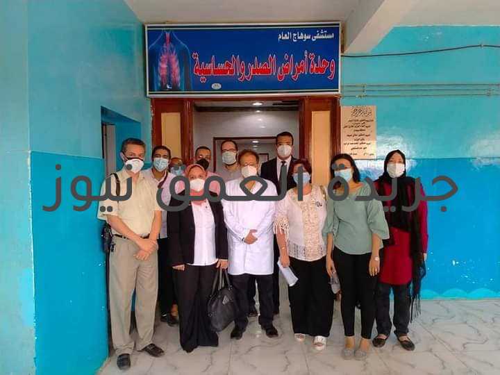 تعافي وكيل وزارة الصحة بسوهاج من فيروس كورونا وخروجها من عزل مستشفي سوهاج العام