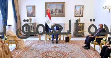 الرئيس السيسى يتسلم رسالة من أمير الكويت ويؤكد ارتباط أمن الخليج بالأمن المصرى