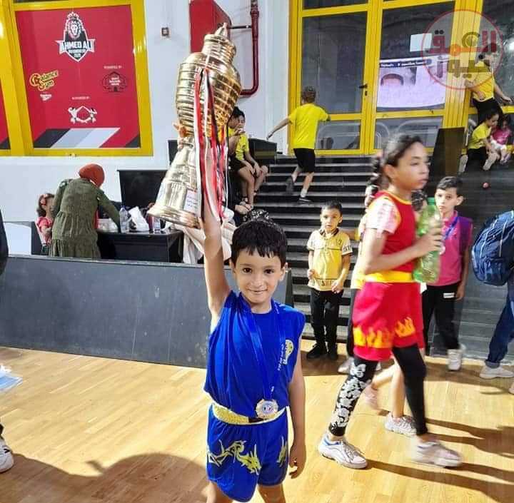 أنس وريم غزال أًصغر لاعبين كونغو فو يحصلان على المدالية الذهبية في بطولة الجمهورية