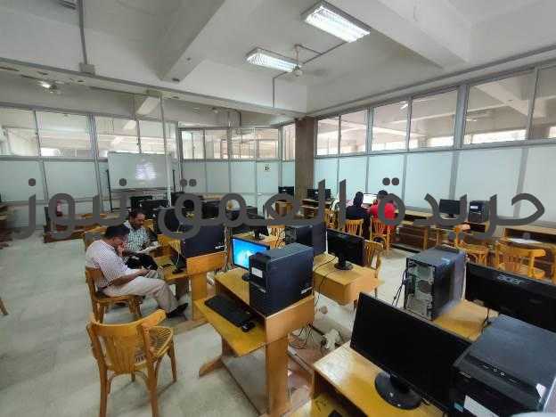 معامل جامعة حلوان تستقبل طلاب الثانوية العامة لتسجيل رغباتهم في المرحلة الثانية