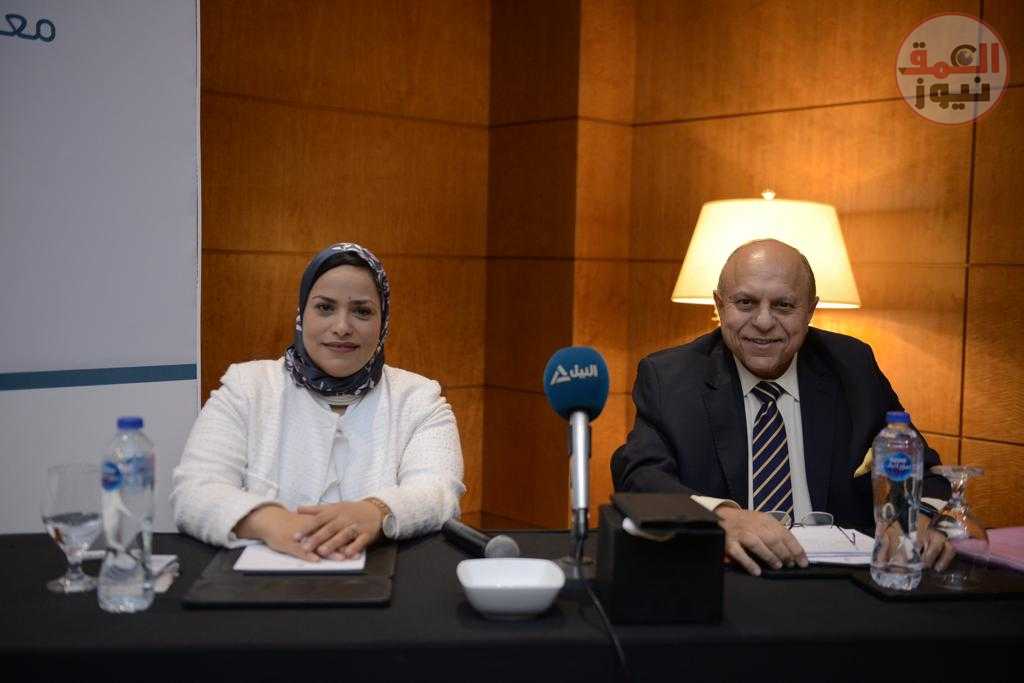 هانى محمود خلال المؤتمر الصحفي للملتقى الأول لترويج الفرص الاستثمارية يكشف عن أجندة الملتقى الاستثماري في القطاع العام والخاص(العمق نيوز)