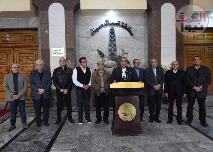 (مدبولي) يعقد مؤتمر صحفي بشمال سيناء
