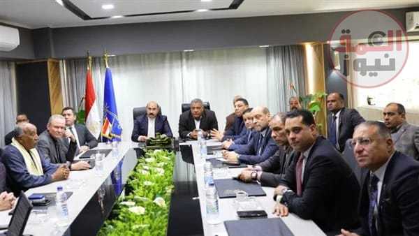 محافظ أسوان يبحث سبل فرص الاستثمار مع لجنة الصناعة بمجلس النواب