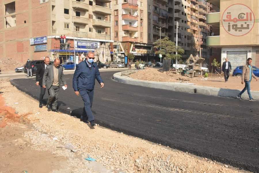محافظ القليوبية يُجري جولة ميدانية لتفقد أعمال الرصف متابعه ضياء عبدالحميد