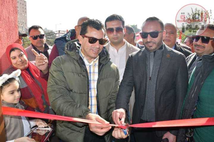 وزير الرياضة يفتتح مركز التدريب المهني بمركز شباب السيدة زينب
