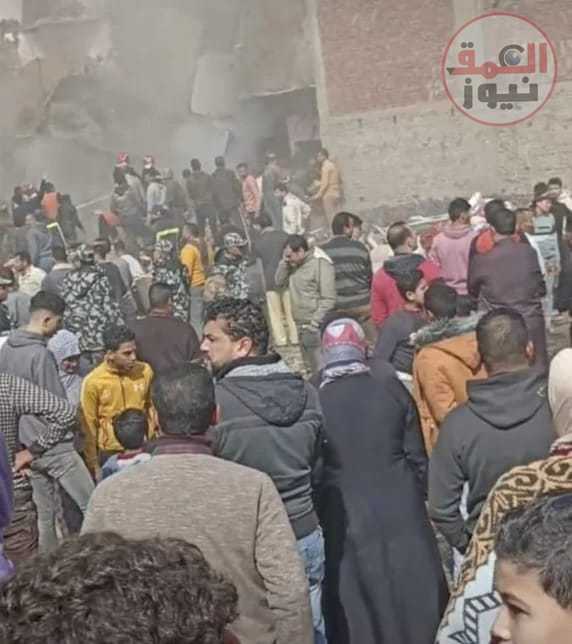 مصرع 6 وإصابة 23 في انفجار اسطوانة غاز بعقار مكون من 3 طوابق بالبحيرة