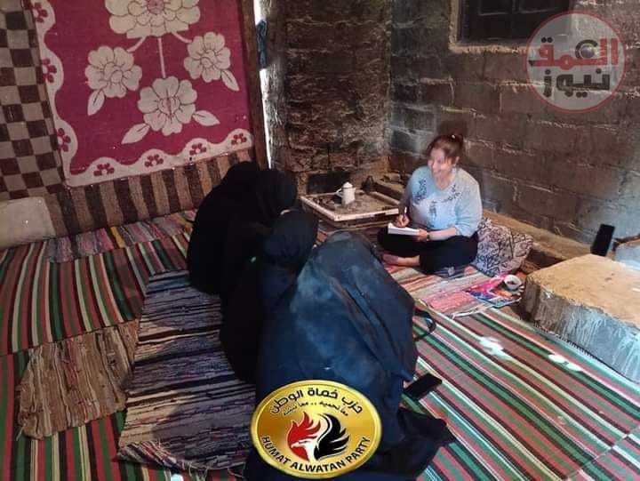 حزب حماه وطن بجنوب سيناء يتبني حملة حصر الصعوبات التي تواجه المرأة بالوديان