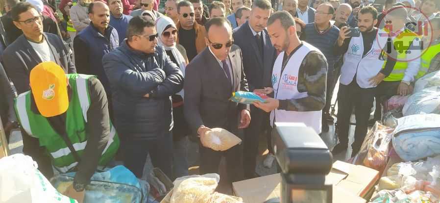 قافله مساعدات قطر الخير للتحالف الوطني وراعي مصر للاسرالاكثراحتياجا