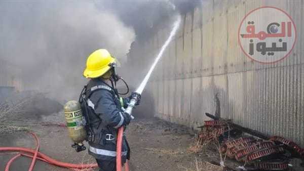 حريق بحظيرة مواشي ونفوق 5 رؤوس أبقار بإحدى قرى المنيا