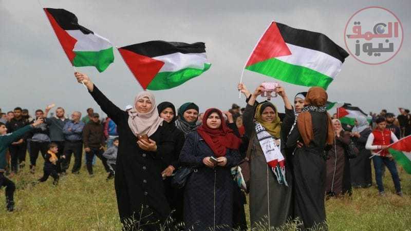 " المرأة الفلسطينية " ترمز لنساء العالم بأم الشهداء والأسرى