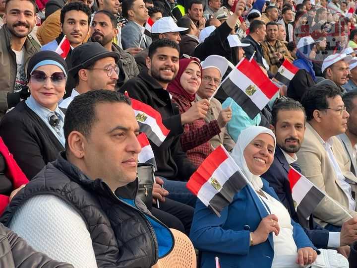 شباب التبين يشارك فى احتفالية كتف فى كتف