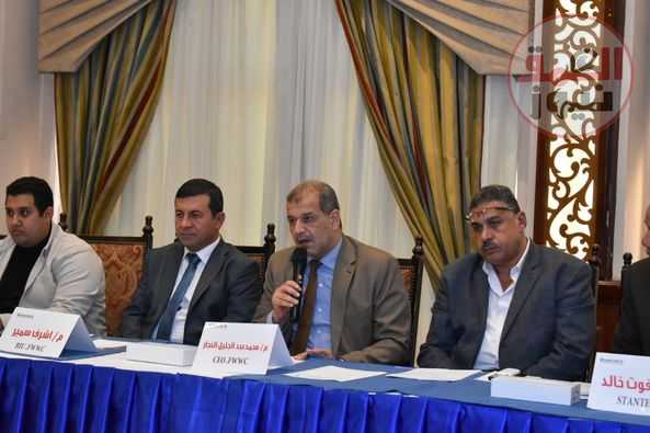 مياه الفيوم : اجتماع بدء انطلاق مشروعى تنفيذ شبكات و محطات رفع التجمع القروى ابشواى والعدوة - اللاهون