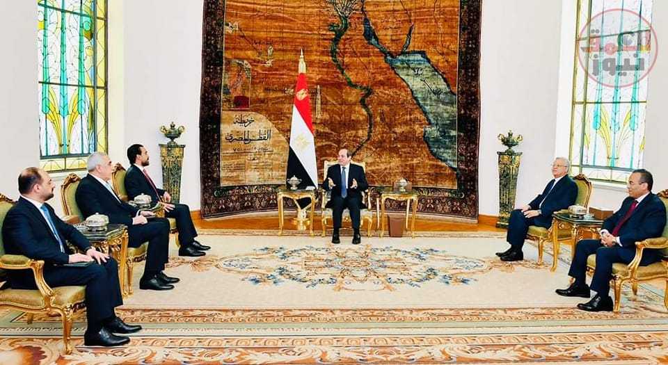 السيد الرئيس يستقبل رئيس مجلس النواب العراقي