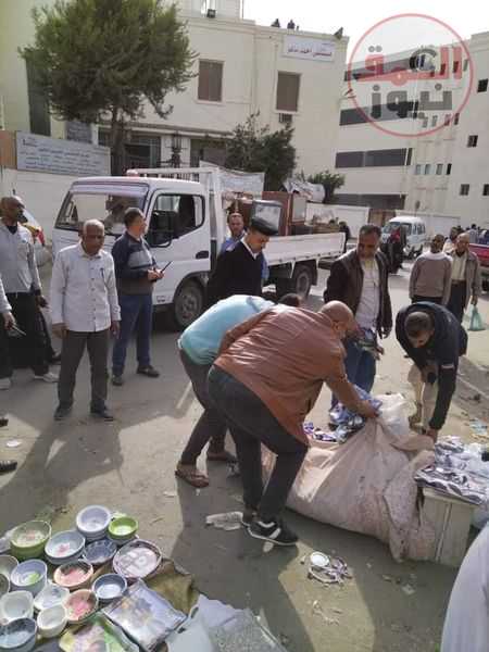 حملة إزالة مكبرة بمحطة مصر بالإسكندرية