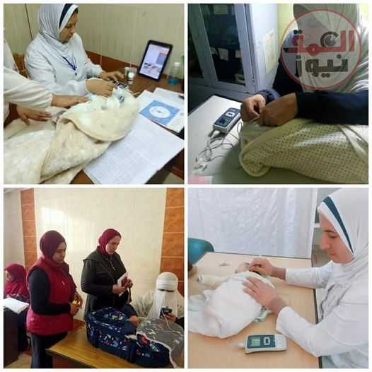 إجراء المسح السمعي لعدد ٤٠١ ألف و٨١٢ طفل بالبحيرة
