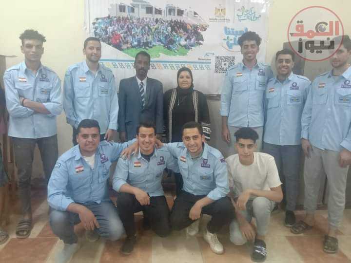 الدورة التدريبية للجوالة بعنوان " التخلص الآمن من النفايات الإلكترونية " ببني سويف