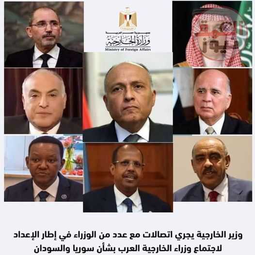 شكري يجري اتصالات هاتفية مع وزراء الدول العربية
