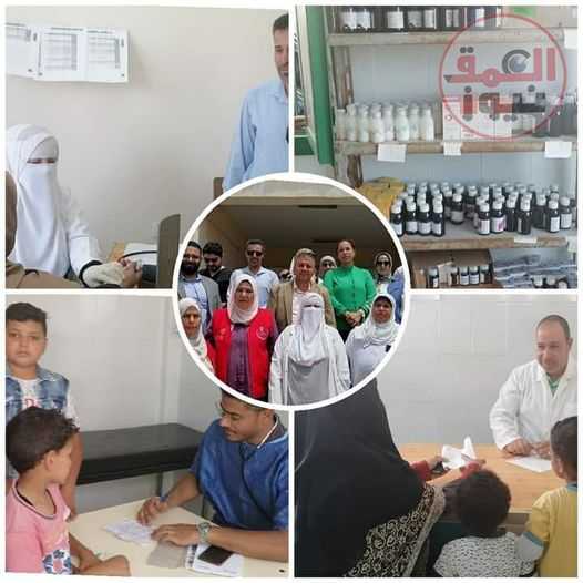 صحة البحيرة ... تُطلِق القافلة السادسة عشر ضمن قوافل الرعاية الأولية بوحدة الشهداء بوادي النطرون