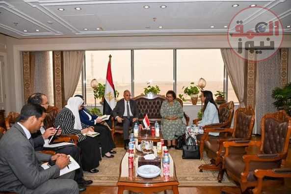 سويلم يستقبل ممثلة وزير دولة مدغشقر