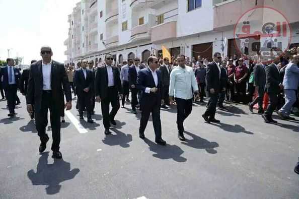 بالصور: عشرات الالاف من اهالي البحيرة في استقبال فخامه السيد الرئيس عبد الفتاح السيسي