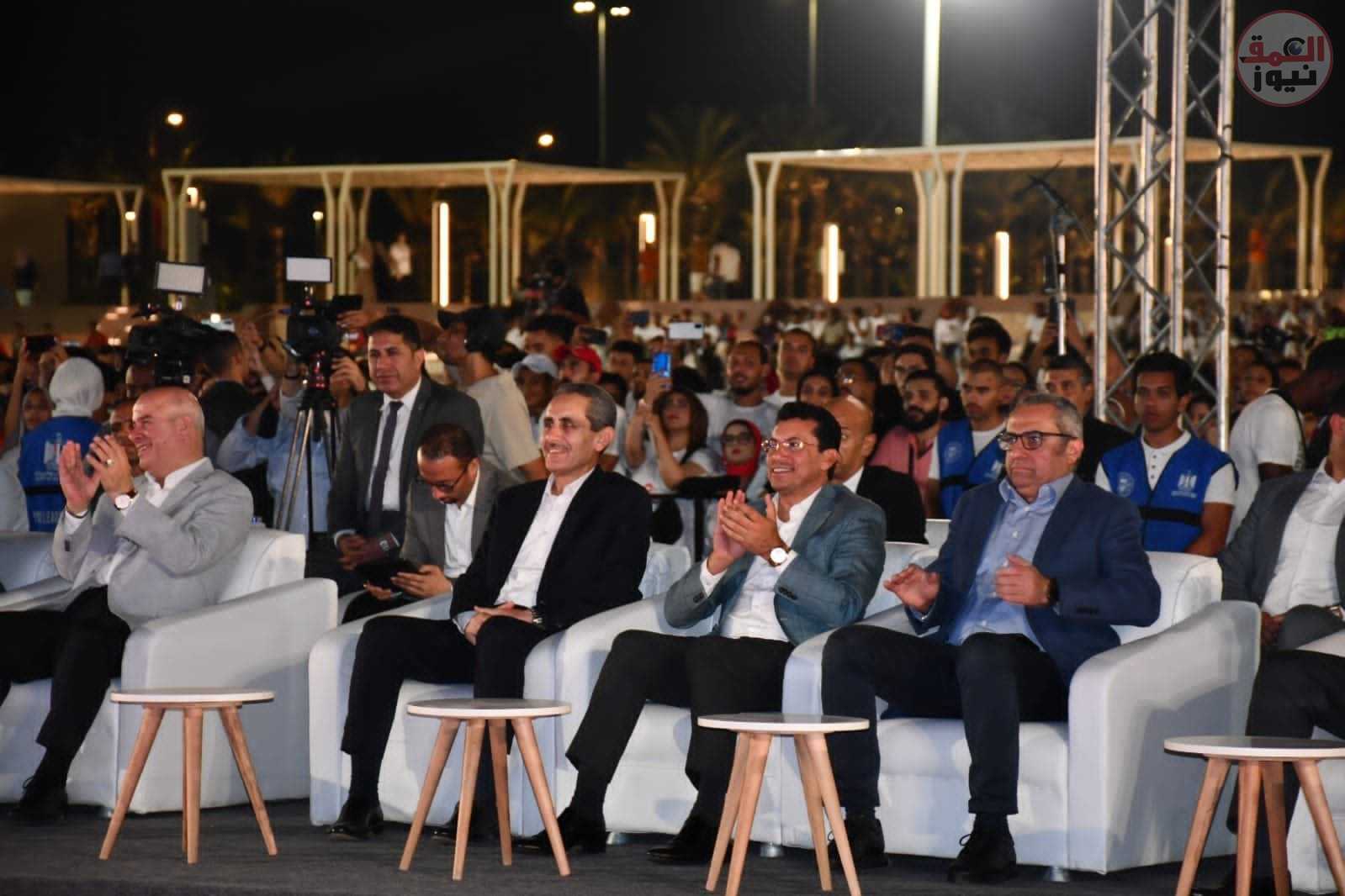 ساحة الشعب بالعاصمة الإدارية تشهد أكبر إحتفالية لشباب مصر