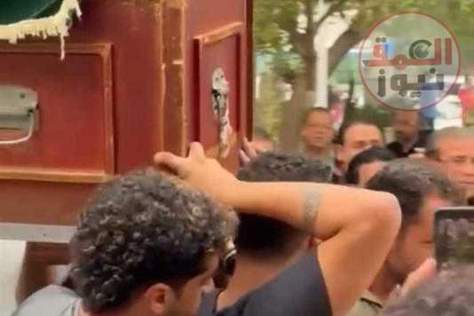 تشييع جثمان نجل سامي العدل وسط حضور عائلي وعدد من الفنانين
