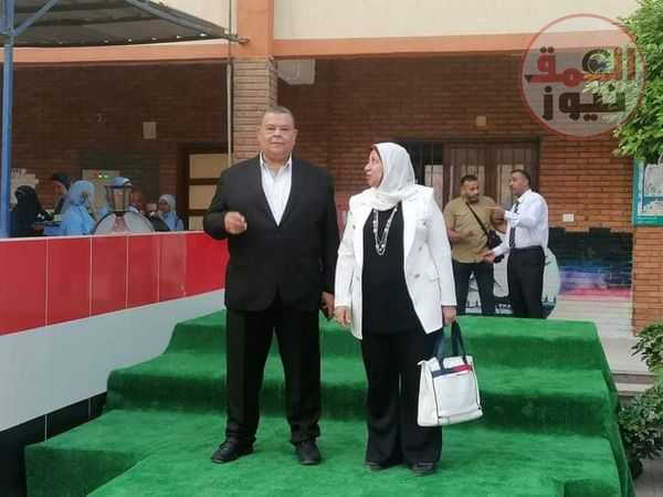 مدير تعليم ووكيل العمرانية يتفقدا مدرسة أم الابطال الثانوية بنات وعددا من المدارس