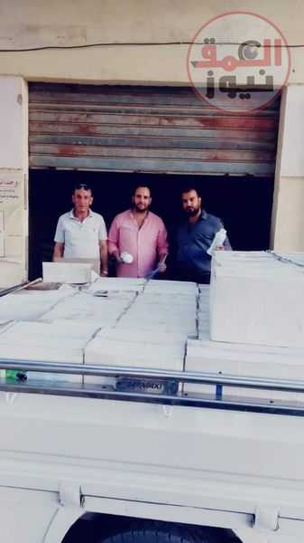 ضبط 3 طن ملح طعام مجهول المصدر