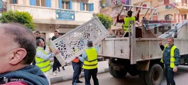 رفع 1005حالة اشغال طريق مخالف وتحرير 25 محضر اشغال خلال حملات مكبرة بنطاق 4 مراكز بالبحيرة