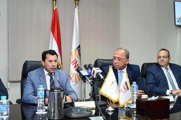*وزير الشباب والرياضة يشهد وقائع المؤتمر الصحفي لإطلاق الحساب الفرعي للرياضة في مصر، والأول على مستوى دول المنطقة العربية وافريقيا*