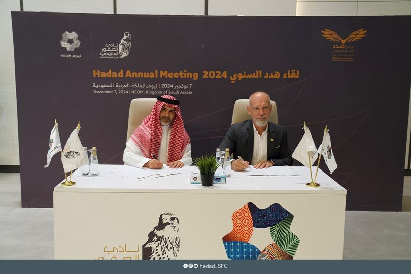 "نادي الصقور السعودي" يجري شراكة إستراتيجية مع نيوم للحفاظ على السلالات المهددة بالانقراض