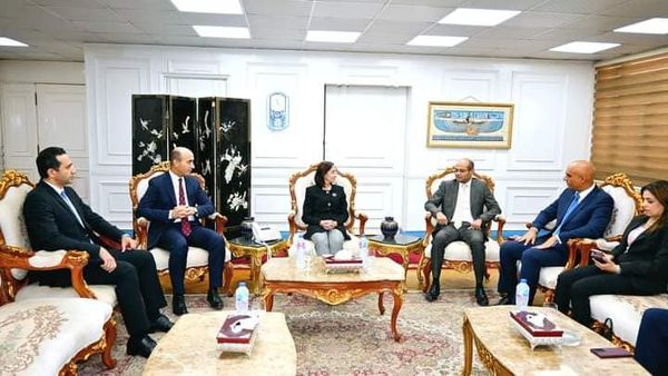 محافظ البحيرة تستقبل رئيس مجلس إدارة البورصة المصرية ورئيس جامعة دمنهور
