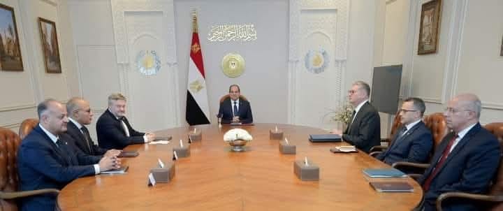 الرئيس السيسى يستقبل الرئيس التنفيذى لشركة " بريتيش بيتروليوم "