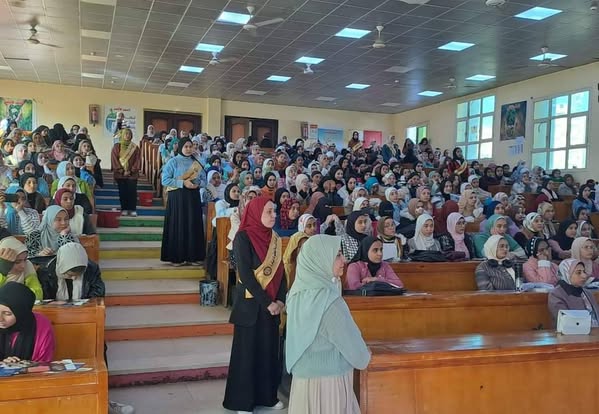 ندوة عن مناهضة العنف ومكافحة التحرش في الأماكن العامة بجامعة بني سويف