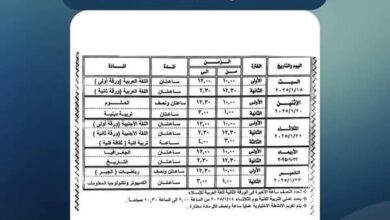 حرصا على سلامة الطلاب.. محافظ البحيرة تقرر تعديل موعد امتحانات نصف العام للشهادة الإعدادية بتأجيلها لمدة ساعة